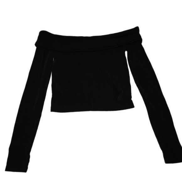 Edikted Off-Shoulder Black Top - Picture 1 of 3